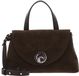 Coccinelle Leren handtas schoudertas Nikla Suede Bim Handbag Fango / Fango donkergroen