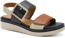 Tamaris WIDE FIT Dames Sandaaltje 8-88706-42 890 Wide Fit Multicolor Leer Plateau Sandalen Maat 37 EU