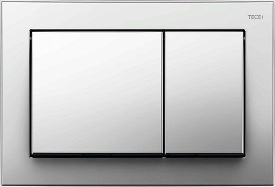 Tece TECEbase WC-bedieningsplaat - Glanzend chroom - Duospoeltechniek