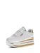 Guess Hansin4 Hardloopschoenen voor dames, wit, platina, 38 EU