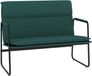 vidaXL Bankje 100x64x80 cm stof donkergroen