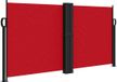 vidaXL Uittrekbaar Windscherm - 120x600 cm - Rood