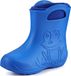 Ladeheid LA-CA-FrogWinter Bottes de pluie enfant - Caoutchouc - avec doublure intérieure - EVA - Doublure intérieure lavable - Bleu/Bleu marine - 30/31