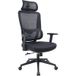 GAME HERO® Ergo G1 Chaise de bureau ergonomique - Chaise de bureau pour adultes - 150 kg - Noir