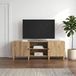 Maison Exclusive - Meuble TV, dimensions 150 x 31 x 50 cm, en panneaux de particules imitation chêne massif