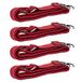 dbest products Trolley Dolly Hoge Spanning Power Verstelbare 63 ' Flat Bungee Cord 4 pack met haken en gesp Heavy Duty Elastische Band Max Stretch Tie Downs Bewegende Outdoor