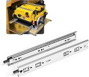 Famanu - Vergrendelbare ladegeleiders heavy duty 550 mm 60 kg, kogellager volledig uittrekbaar zijmontage