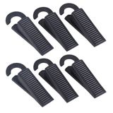 Urban Living Deurwig set van 9x - kunststof - anti-slip - 13 x 4 cm - deurstopper
