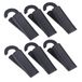 Urban Living Deurwig set van 9x - kunststof - anti-slip - 13 x 4 cm - deurstopper
