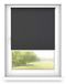 Time4blinds - Store sans cassette, 40x180 cm, Nuit sombre, Commande à droite