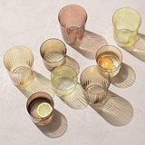 L.S.A. Gems Tumbler Glas 310 ml Set van 4 Stuks Assorti