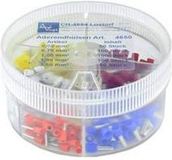 Vogt Verbindungstechnik 737035 Assortiment adereindhulzen 0.5 mm², 0.75 mm², 1 mm², 1.5 mm², 2.5 mm² Deels geïsoleerd Oranje, Wit, Geel, Rood, Blauw 400 stuk(s)