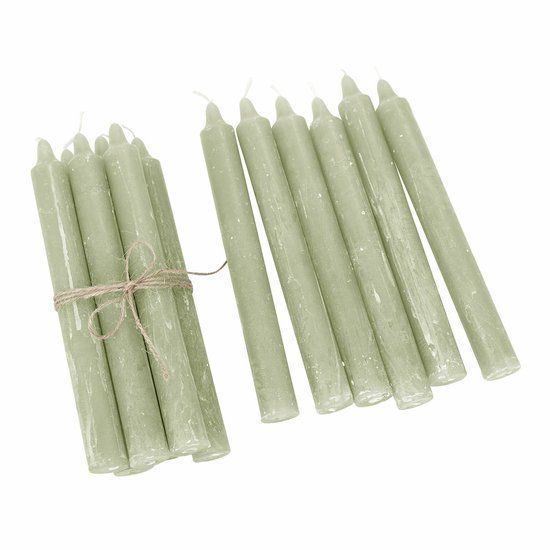 LOBERON Kaars set van 12 Bauceau salie