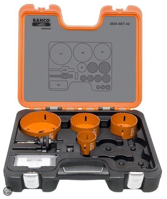 Bahco 3834-42 Gatzagenset