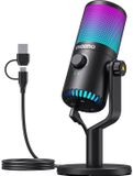 Maono DM30 RGB - Microphone de streaming USB avec réduction du bruit