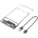 Boîtier USB 3.0 2.5 SATA HDD/SSD - Transparent