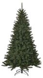 Black Box Trees Toronto Kerstboom - Kunstboom met Scharnierconstructie voor Snel en Eenvoudig Opzetten - Kerstversiering met Wit Bevroren Effect - H185 x Ø114 cm - Groen