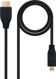NANOCABLE HDMI to Micro HDMI Cable 10.15.3501 Black (0.8 m)