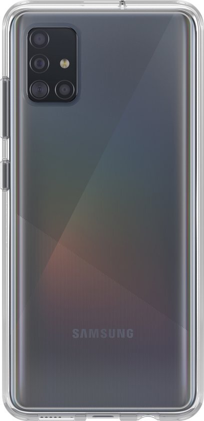 OtterBox Sleek beschermhoes, schokbestendig, dun, voor Samsung Galaxy A51, Transparant - Zonder Verpakking