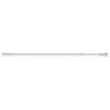 MSV Douchestang 70-120 cm, aluminium, wit