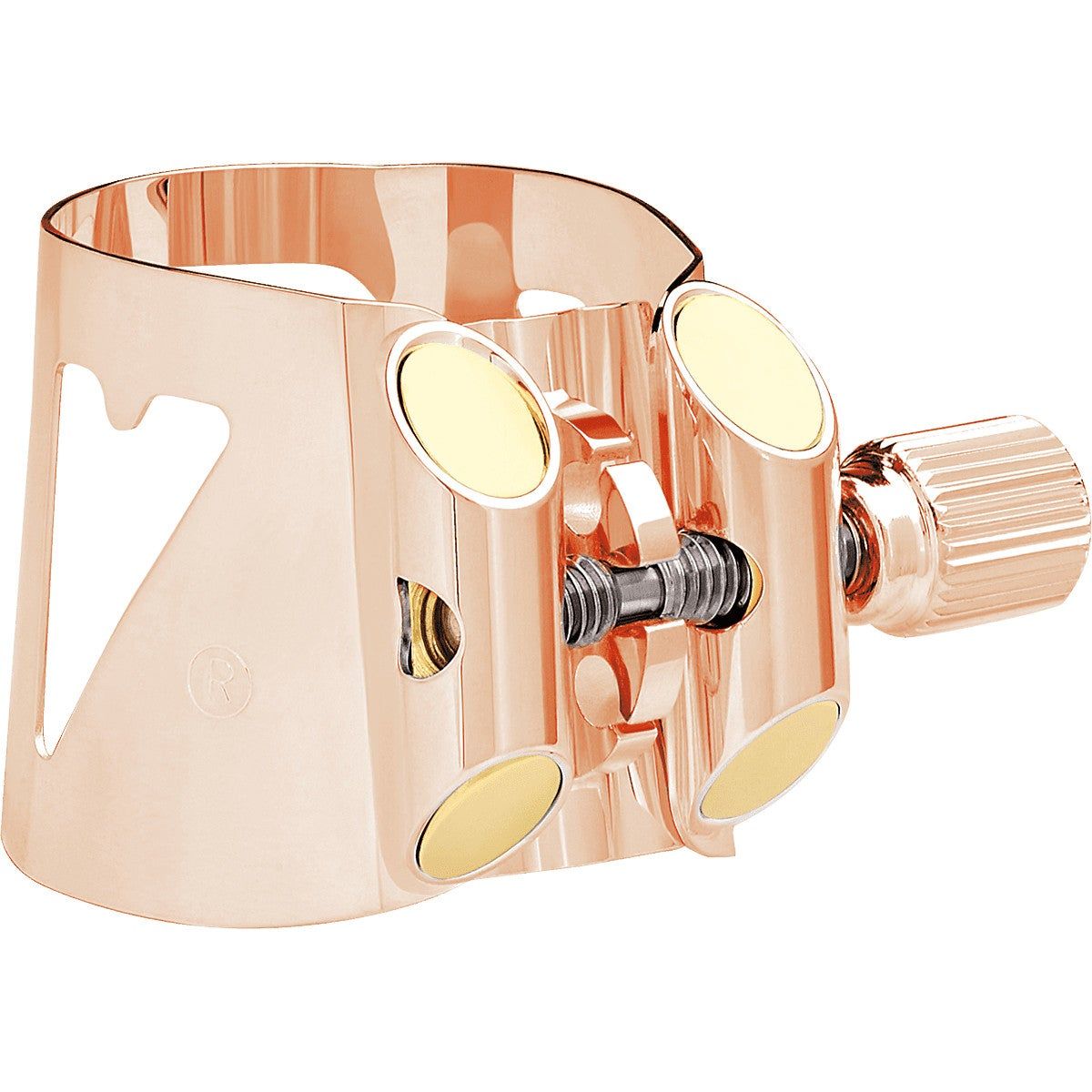 Vandoren LC01PGP Optimum ligatuur rose gold voor Bb klarinet + beschermkap
