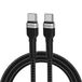 Wozinsky USB-C naar USB-C kabel 2m 65W Zwart