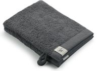Walra Washand Remade Cotton - 2x 16x21 - 100% Katoen waarvan 70% gerecycled - Grijs / Antraciet