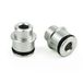 Campagnolo HH12 naar QR voorwiel adapter zilver