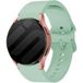 Strap-it siliconen bandje met gesp lichtgroen voor Samsung Galaxy Watch 7/6/5/4/FE