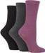 SOCKSHOP - 3-Pack Dames Effen Ademend Bamboesokken