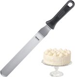 Westmark Professioneel paletmes, gebogen, flexibel, lemmet: 3,5 x 22 cm, lengte: 39,5 cm, RVS/kunststof, Master Line, zwart/zilver, 31272270