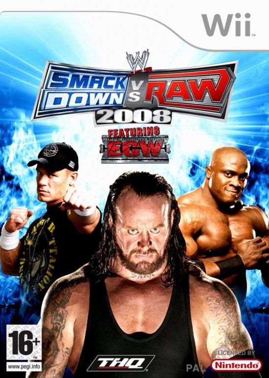THQ WWE Smackdown vs. Raw 2008 Nintendo Wii