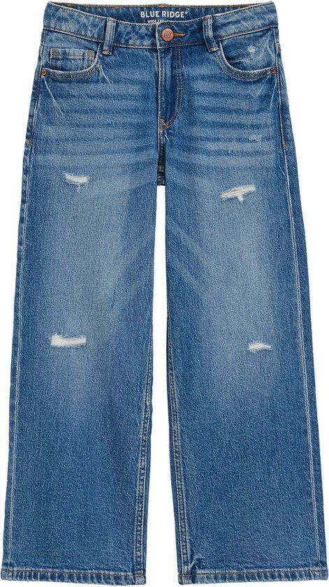 WE Fashion Meisjes wide leg jeans 164