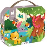 Janod - Kartonnen puzzel - Wilde dieren - 36 stukjes