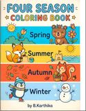 Four Seasons Coloring Book for Kids Ages 3–7