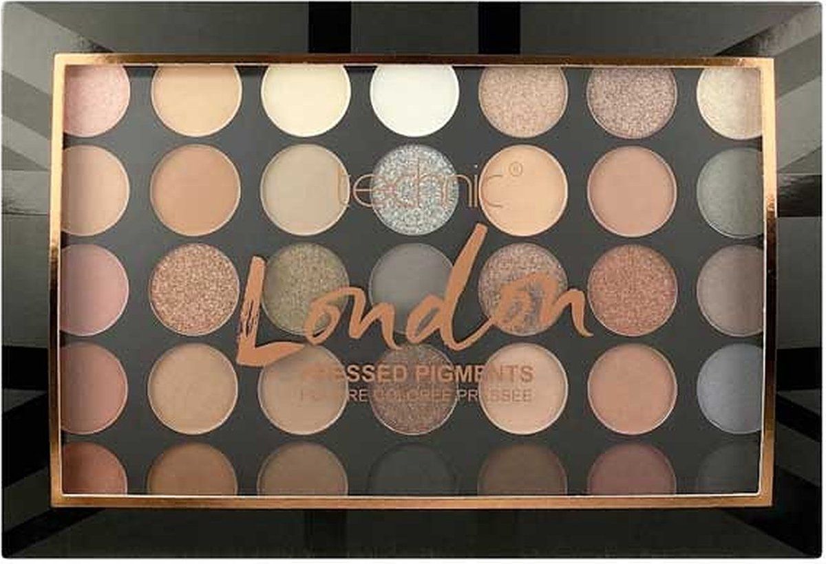 W7 Show Off! Pressed Pigments Lidschatten-Palette - Vielseitige Farben, Intensive Pigmente