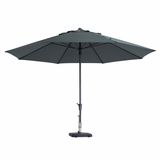 MADISON PAC8P014 Round Grey Polyester Parasol - 279cm - 8 Ribs