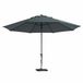 MADISON PAC8P014 Round Grey Polyester Parasol - 279cm - 8 Ribs