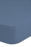 Muller Textiles 0200.20.47 Hoeslaken Blauw Katoen Jersey 60x120 cm