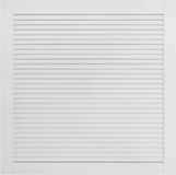 vidaXL Kastdeur met lamellen 39,5x39,4 cm massief grenenhout wit