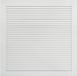 vidaXL Kastdeur met lamellen 39,5x39,4 cm massief grenenhout wit