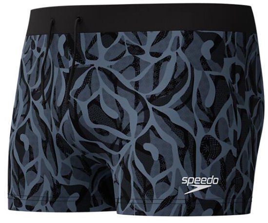 Speedo Heren Valmilton Aquashort Zwart & Grijs