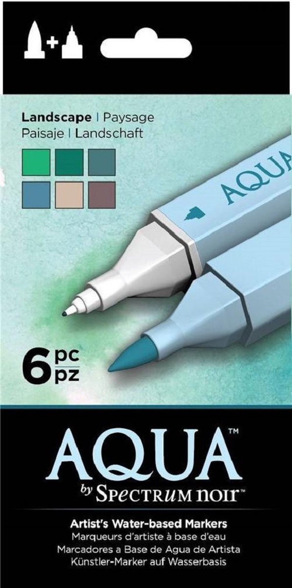 Spectrum Noir Aqua by (6PC) – Landscape