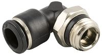RS PRO Steekfitting, schroefdraad-tot-buis, R1/8 stekker, 20 bar, verpakking van 10 stuks