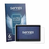 Savvies - Screenprotector voor Victron Ekrano GX - Folie Beschermfolie transparant 6 Stuks