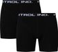 Petrol Industries Boxershort Homme - Coton Stretch - Essentials Collection - Ceinture Élastique - Sous-vêtement - Noir - Taille S