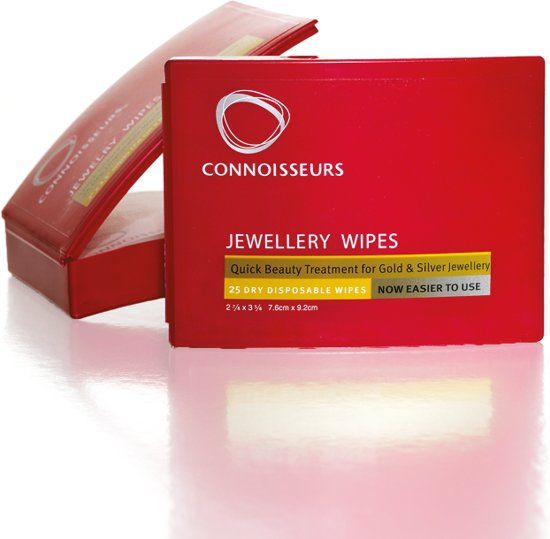 Connoisseurs Zilverpoets CO776 - Poetsdoekjes voor gouden en zilveren sieraden