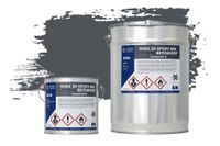 Wixx 2K Époxy 650 Revêtement Béton Extrême - RAL 7015 | Gris ardoise - 5L