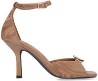 Sacha - Dames - Bruine sandalen met hak - Maat 40