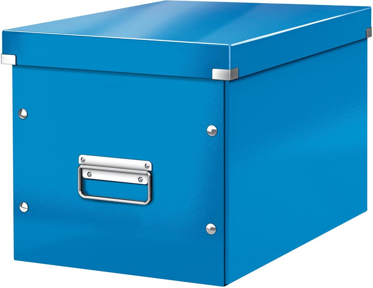 Leitz 6108 cube grote opbergdoos blauw